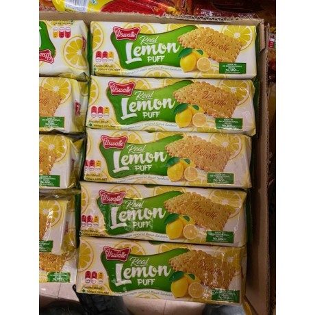 Lemon Puff Biscuits 200g Uswatte