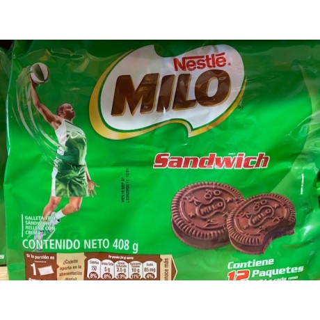 Milo Sandwich Biscuits 408g Nestle