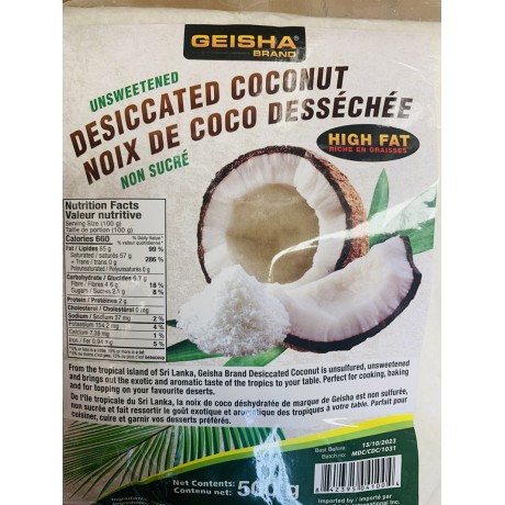 Desiccated Coconut  500g Geisha